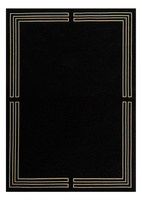 DYWAN ROYAL BLACK ART DECO 200 x 300 CM FARGOTEX - MY HONEY HOME