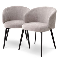 Krzesło do jadalni Lloyd z podłokietnikami zestaw 2 szt. - Eichholtz - My Honey Home