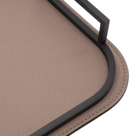 SKÓRZANA TACA BELLINI - 31.5 x 21.5 x 4 CM - GIOBAGNARA - MY HONAY HOME