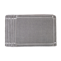 HAFTOWANE PODKŁADKI DRAGONFLY - 6 SZT. - 48.5 x 35 CM - ROSEBERRY HOME - MY HONEY HOME