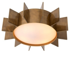 Żyrandol Mario vintage brass finish Eichholtz