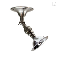 Lampa kierunkowa Authentage Marron na zamontowanej podstawie