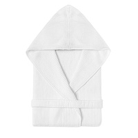 Szlafrok Kąpielowy (Z Kapturem) Graccioza Melody Rozmiar S White