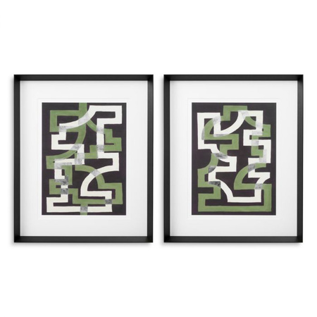 Plakat Eichholtz Window Trellis – Michael Willett, zestaw 2