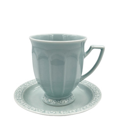 Kubek z podstawkiem Maria en Vogue Mint