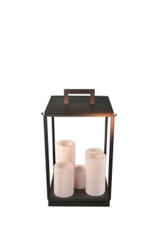 Lampa podłogowa zewnętrzna Authentage Bellefeu na baterie – 5 źródeł światła