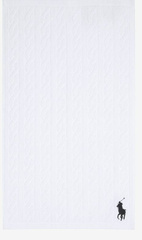 Ręcznik Cable White 62 x 137 cm Ralph Lauren