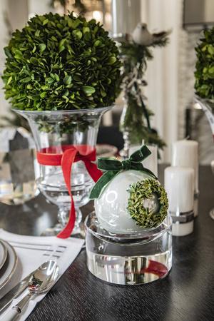 DEKORACJA KULA BUKSZPANOWA - 15CM - SHISHI - MY HONEY HOME