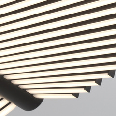 Żyrandol Seraph - Matowa czerń