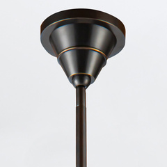 Lampa wisząca Willard - 1 źródło światła - Miejski brąz