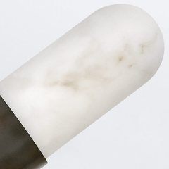 Średni kinkiet LED Ibiza - Oksydowana czerń