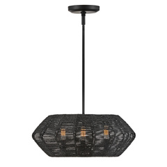 Lampa wisząca Luca - 3 źródła światła - Czarny