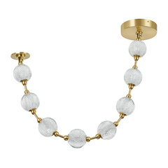 Lampa wisząca LED Marni - Naturalny mosiądz