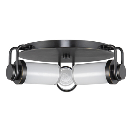 Plafon Wynwood - 3 źródła światła - Miejski brąz