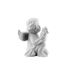 Anioł duży z kwiatami