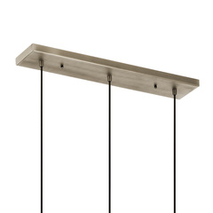 Lampa wisząca Asher - 1 źródło światła - Antyczny pewter