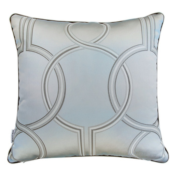 PODUSZKA DEKORACYJNA - SATYNA - HAFTOWANY WZÓR - 50 x 50 CM - MY HONEY HOME COLLECTION