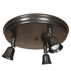 Lampa kierunkowa Authentage Fleure na okrągłym talerzu - duża