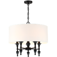 Lampa wisząca AUSTIN P05203BK-WH