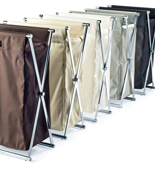 Kosz na pranie Decor Walther Chrom / Biały