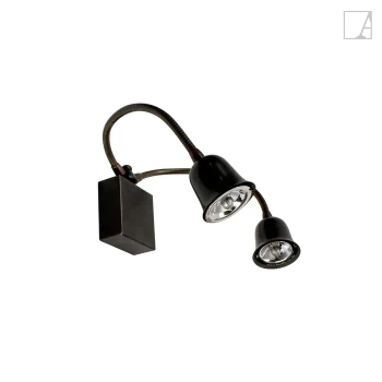 Lampa ścienna Authentage Lisible fleure – podwójna