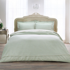 POŚCIEL PUNTO DOUBLE  - 7 CZĘŚCI - PASTELOWA MIĘTA - TIVOLYO HOME - MY HONEY HOME