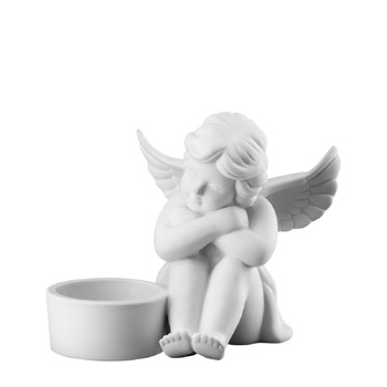 Aniołek świecznik oparty