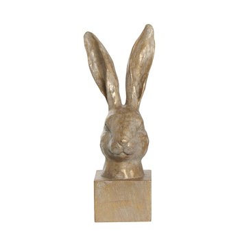 Zając dekoracyjny Semina 12,5x13,5x32,5cm L.Gold - Lene Bjerre - My Honey Home