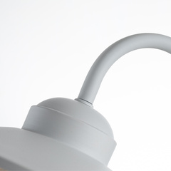 Latarnia naścienna Klampenborg - 1 źródło światła - Biała