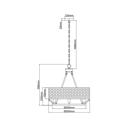 Lampa wisząca Verno Cromo Orlicki Design