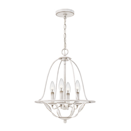 Lampa wisząca Bradbury - 4 źródła światła - Biały