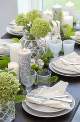 ŚWIECA RUSTIC - BIAŁA - 7.5 x 12.5 CM - LENE BJERRE - MY HONEY HOME