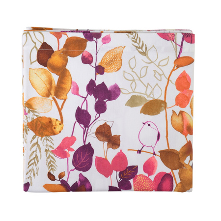 OBRUS BAWEŁNIANY PURPLE SPARROW- 130 x 200 CM - ROSEBERRY HOME - MY HONEY HOME