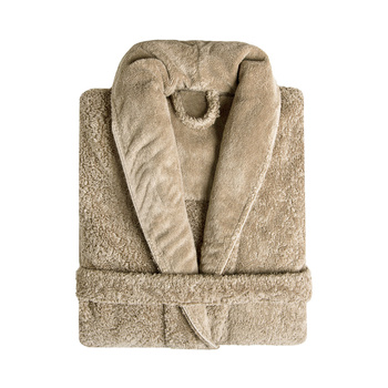 Szlafrok Kąpielowy Graccioza Long Double Loop M Stone