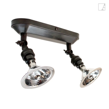 Lampa kierunkowa Authentage Marron o profilu zaokrąglonym