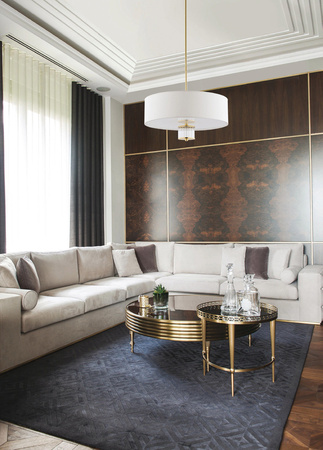 LAMPA WISZĄCA EMPOLI - POLEROWANY MOSIĄDZ - KUTEK MOOD - MY HONEY HOME