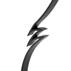 Konsola Ophira gunmetal finish travertine