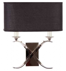 KINKIET TAYLOR - CZARNY - 13X35X39CM - G&C - MY HONEY HOME