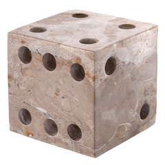 Zestaw akcesoriów Eichholtz Visa z brązowego marmuru, zestaw 2 sztuk