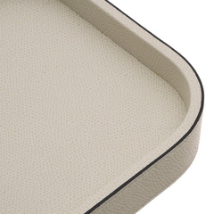 TACA SKÓRZANA POLO VALET - 17.5 x 23.5 x 3 CM - GIOBAGNARA - MY HONEY HOME