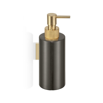Dozownik mydła ścienny Decor Walther Ciemny Metal mat / złoty mat