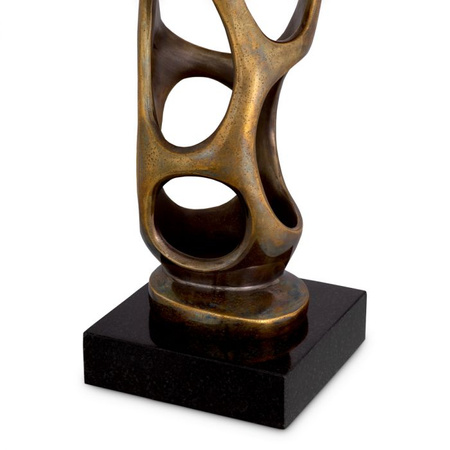 Lampa stołowa Kearny vintage brass finish incl shade Eichholtz