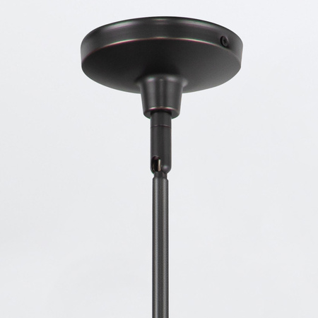 Lampa wisząca Palmetto - 1 źródło światła - Miejski brąz