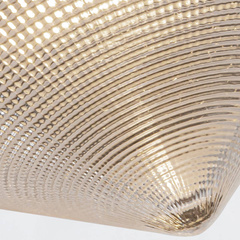 Mały plafon Willard - 1 źródło światła - Miejski brąz