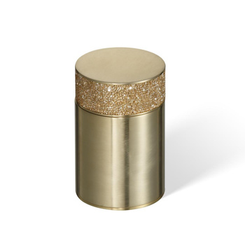 Pudełko z pokrywką -matowe złoto 24-karatowe