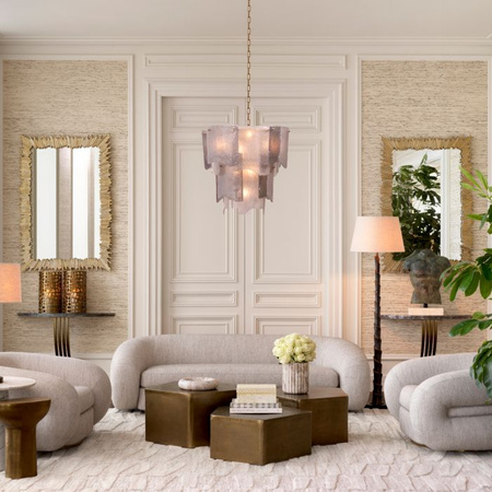 Lampa podłogowa Riverbank bronze highlight finish incl shade Eichholtz