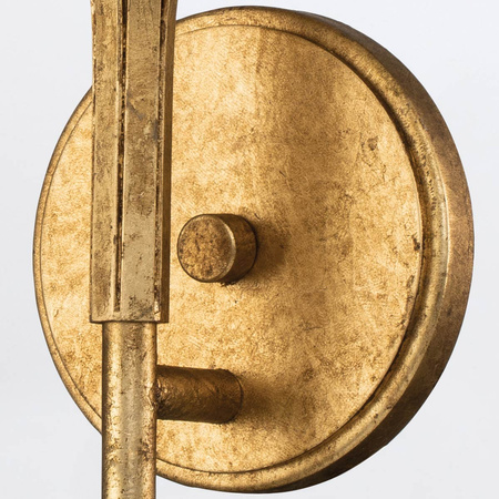 Kinkiet Sawgrass - 1 źródło światła - Płatkowe złoto