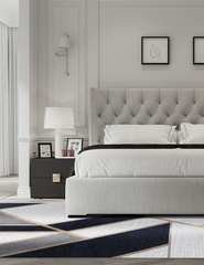 DYWAN GATSBY BLACK ART DECO 160 X 230 CM FARGOTEX - MY HONEY HOME