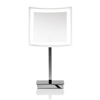 Lusterko kosmetyczne podświetlane LED Decor Walther Chrom, wolnostojące