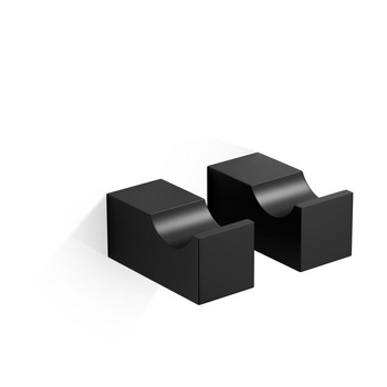 CORNER Wieszak Decor Walther mały (1 para) Czarny mat